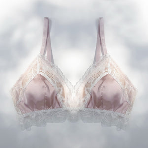 Dreamy Rose Triangle Bralette | Rose Pink