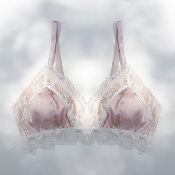 Dreamy Rose Triangle Bralette | Rose Pink