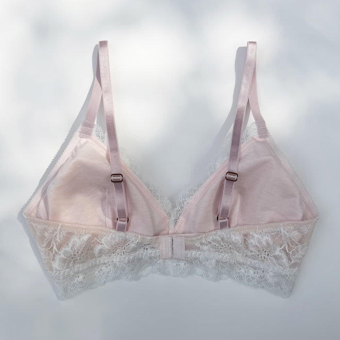Dreamy Rose Triangle Bralette | Rose Pink