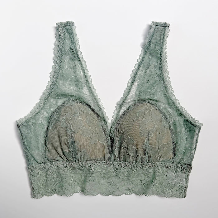 Ellis Long Bralette | Olive