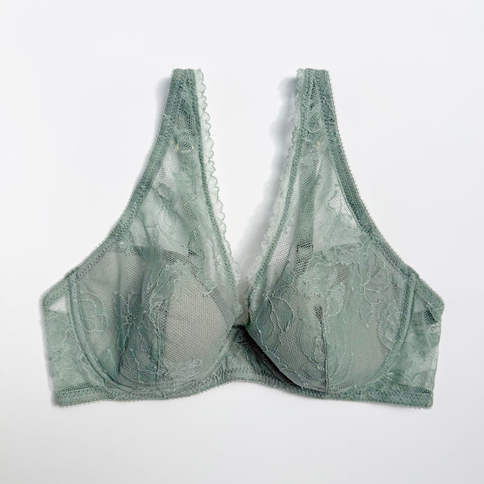 Ellis Plunge Underwire Bra | Olive