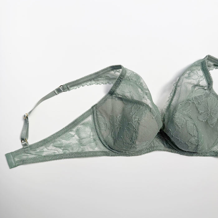 Ellis Plunge Underwire Bra | Olive