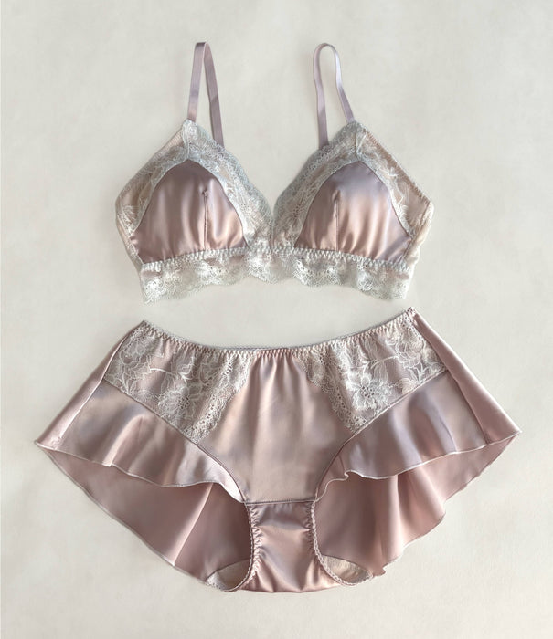 Dreamy Rose Triangle Bralette | Rose Pink