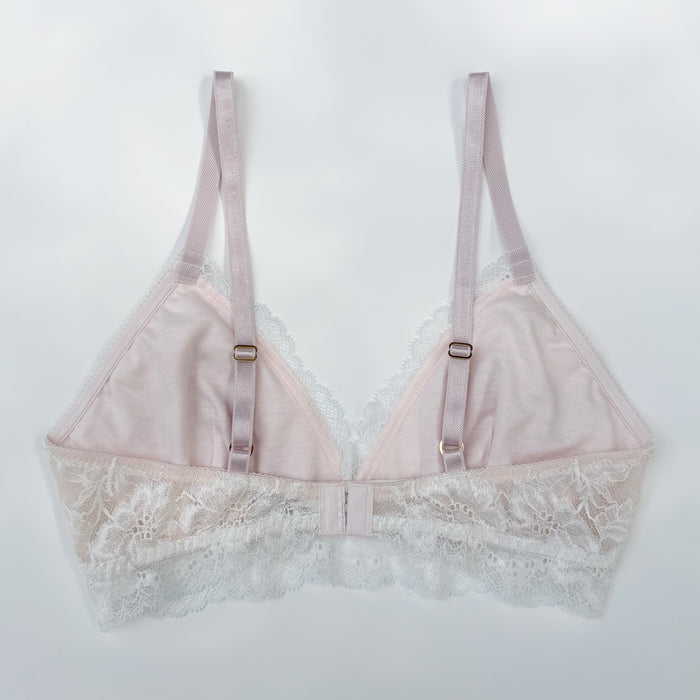 Dreamy Rose Triangle Bralette | Rose Pink
