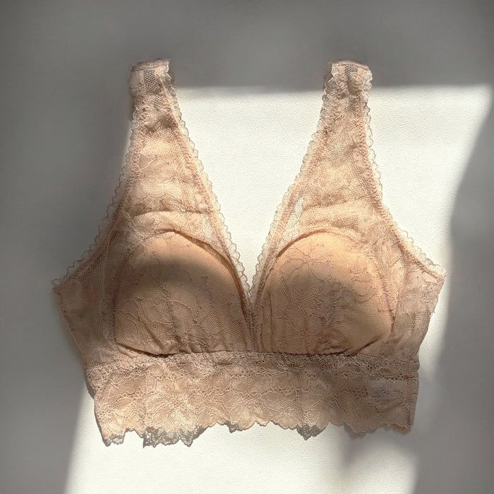Ellis Long Bralette | Sand Beige