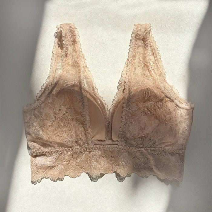Ellis Long Bralette | Sand Beige