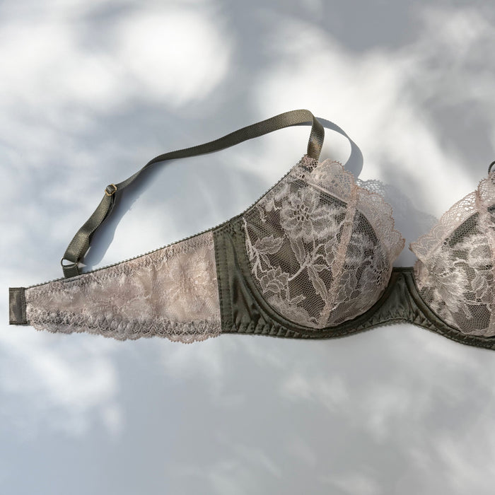 Dreamy Rose Underwire Bra | Khaki