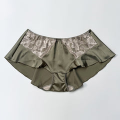 Dreamy Rose  Flare Pants | Khaki