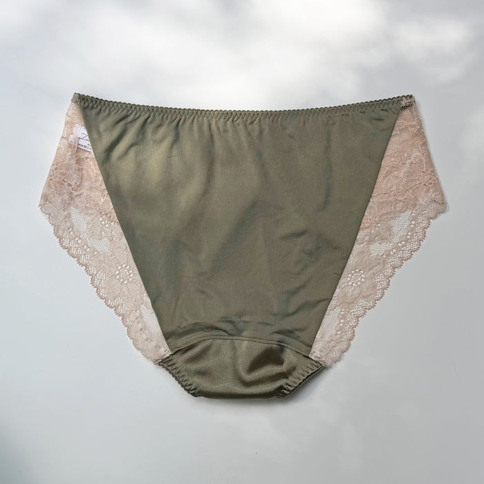 Dreamy Rose  High Waist Bikini | Khaki