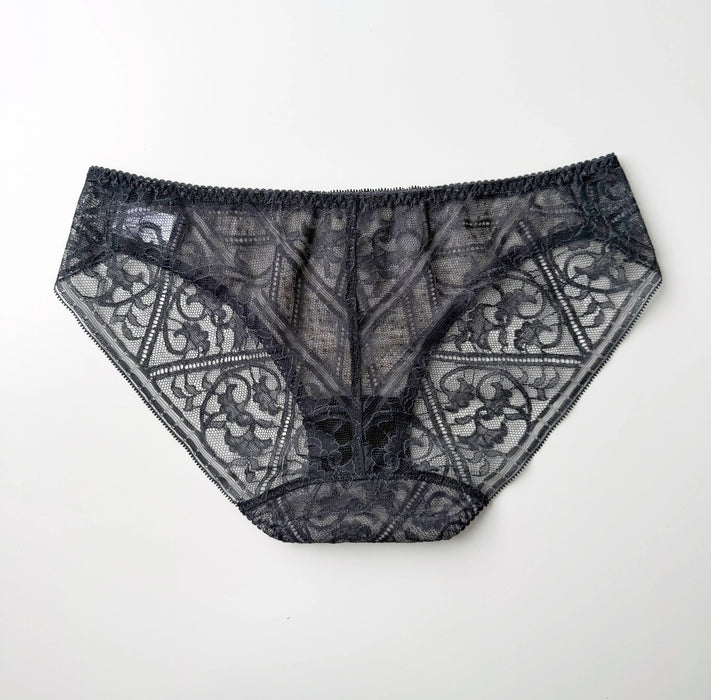 Amary Bikini | Charcoal ( Pink lining)