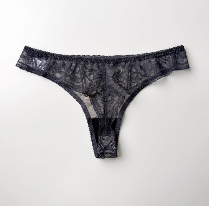 Amary Thong | Charcoal (Pink lining)