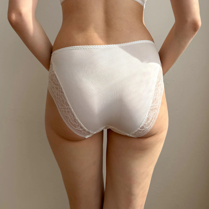 Amary High Waist Bikini | White