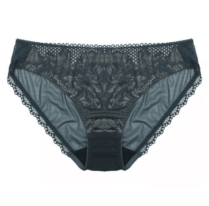 Calla Lily Bikini | Charcoal