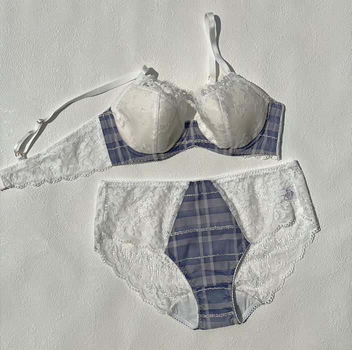 Caron 3/4 Cup Underwire Bra | Blue