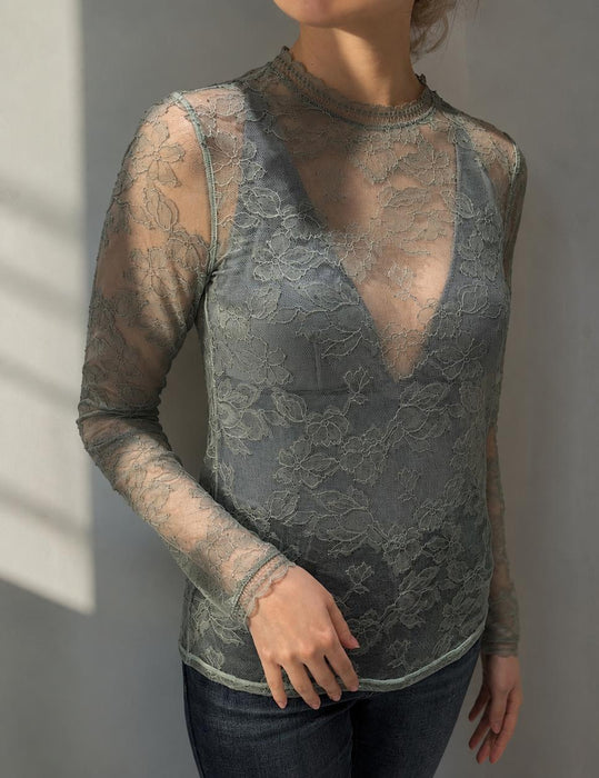 Ellis Lace Tops | Olive