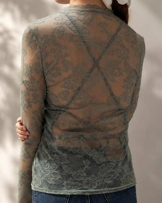 Ellis Lace Tops | Olive