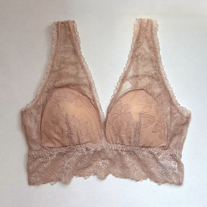 Ellis Long Bralette | Sand Beige