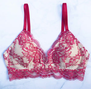 Lilac Triangle Bralette | Berry