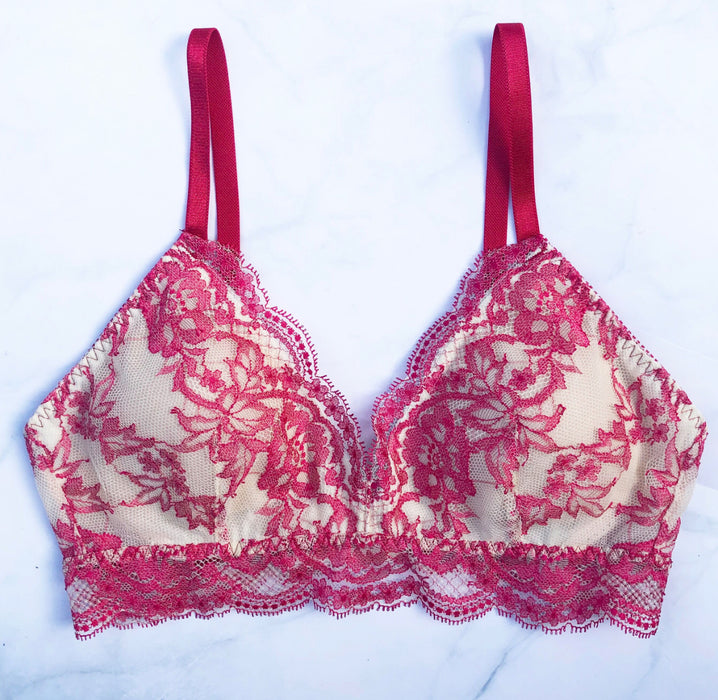 Lilac Triangle Bralette | Berry