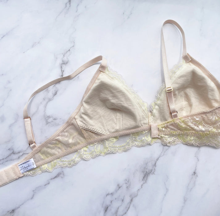 Lily  Triangle Bralette | Yellow