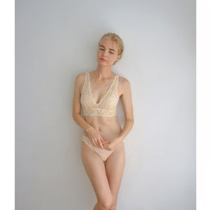 Lily Long Bralette | Yellow