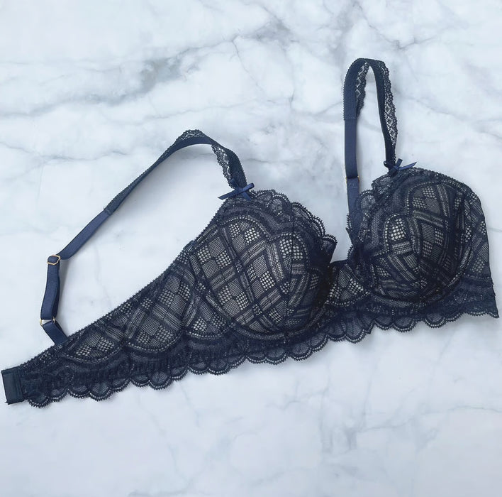 Love 3/4 Cup Underwire Bra | Navy