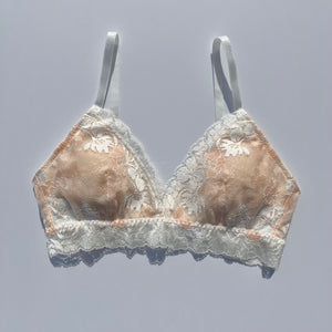 Lupin Triangle Bralette | White