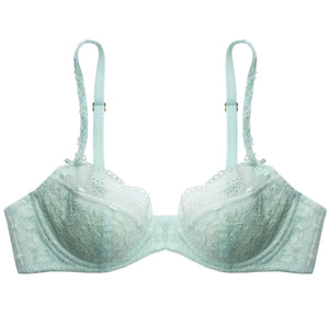Minty 3/4 Cup Underwire Bra | Mint Green