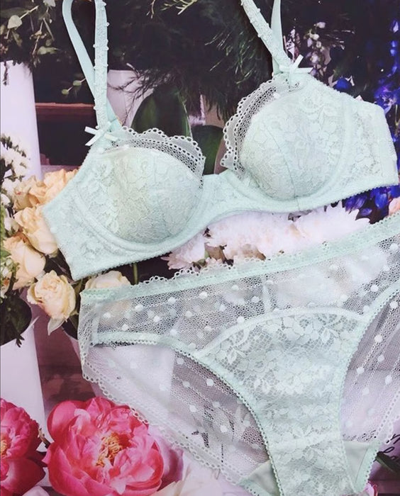 Minty 3/4 Cup Underwire Bra | White