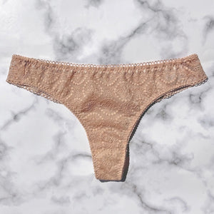 Moroccan Thong | Pink Brown