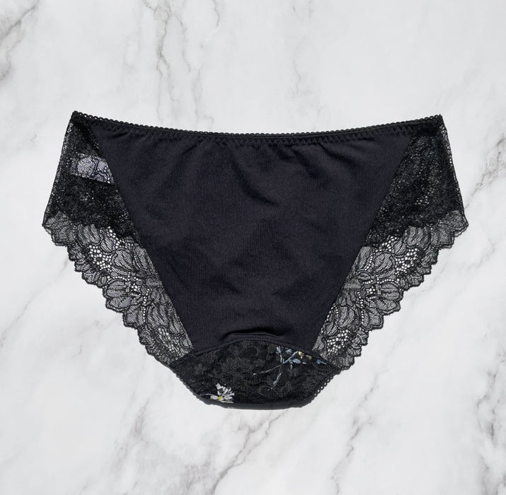 Night Garden Bikini | Black