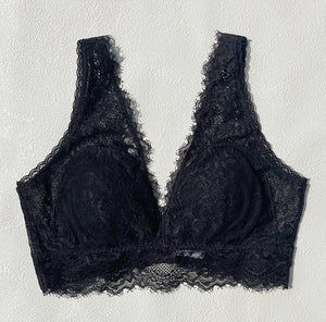 Passion Long Bralette | Black