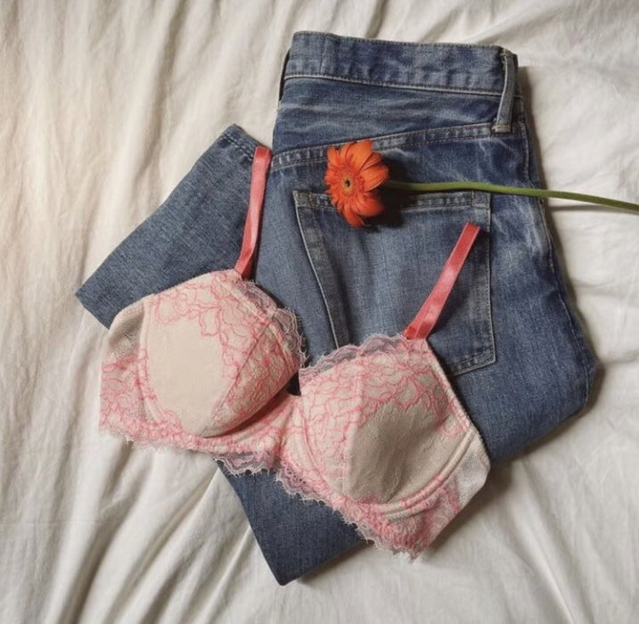 Passion 3/4 Cup Underwire Bra | Pink