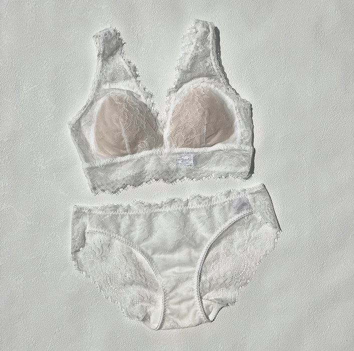 Passion Long Bralette | White