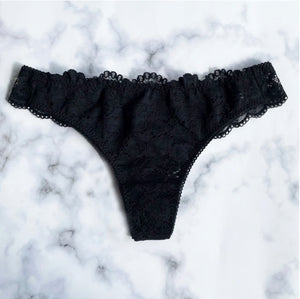 Peony Thong | Black