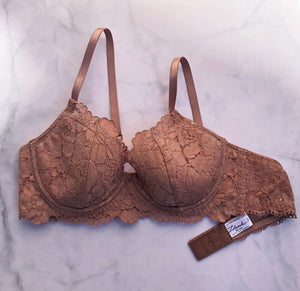 Peony Underwire Bra | Moca