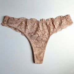 Peony Thong | Pink Beige