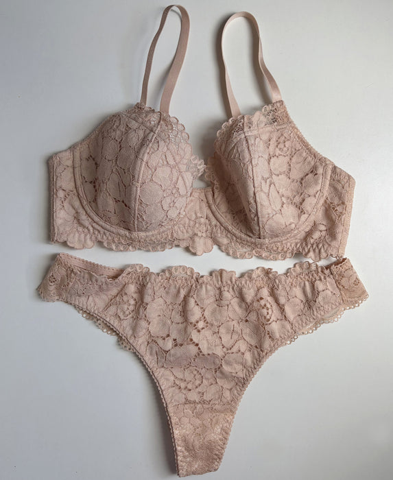Peony Thong | Pink Beige
