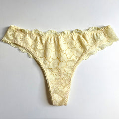 Peony Thong | Light Yellow