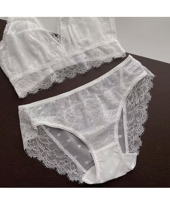 Polka Dot Bikini | white