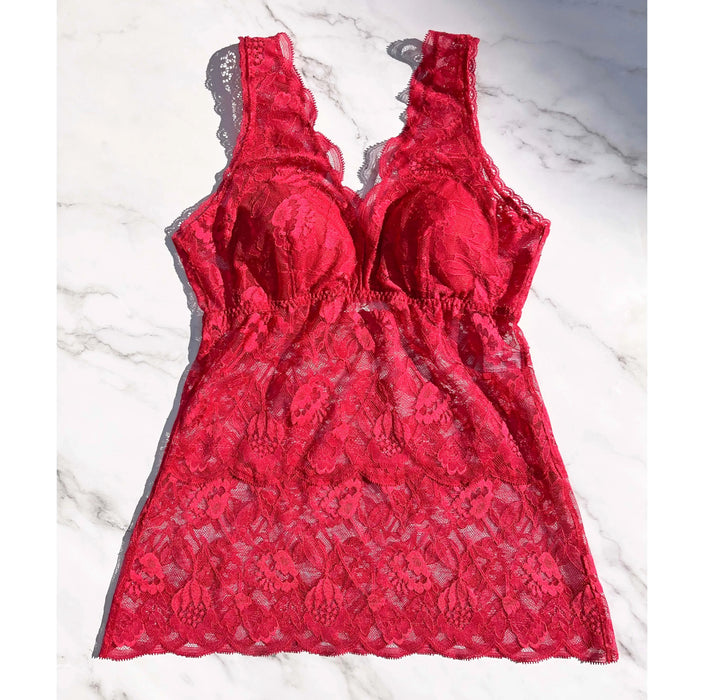 Protea All Lace Bra Camisole | Berry