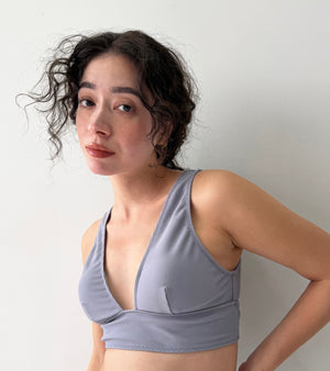 Swimwear Tops | Light Gray