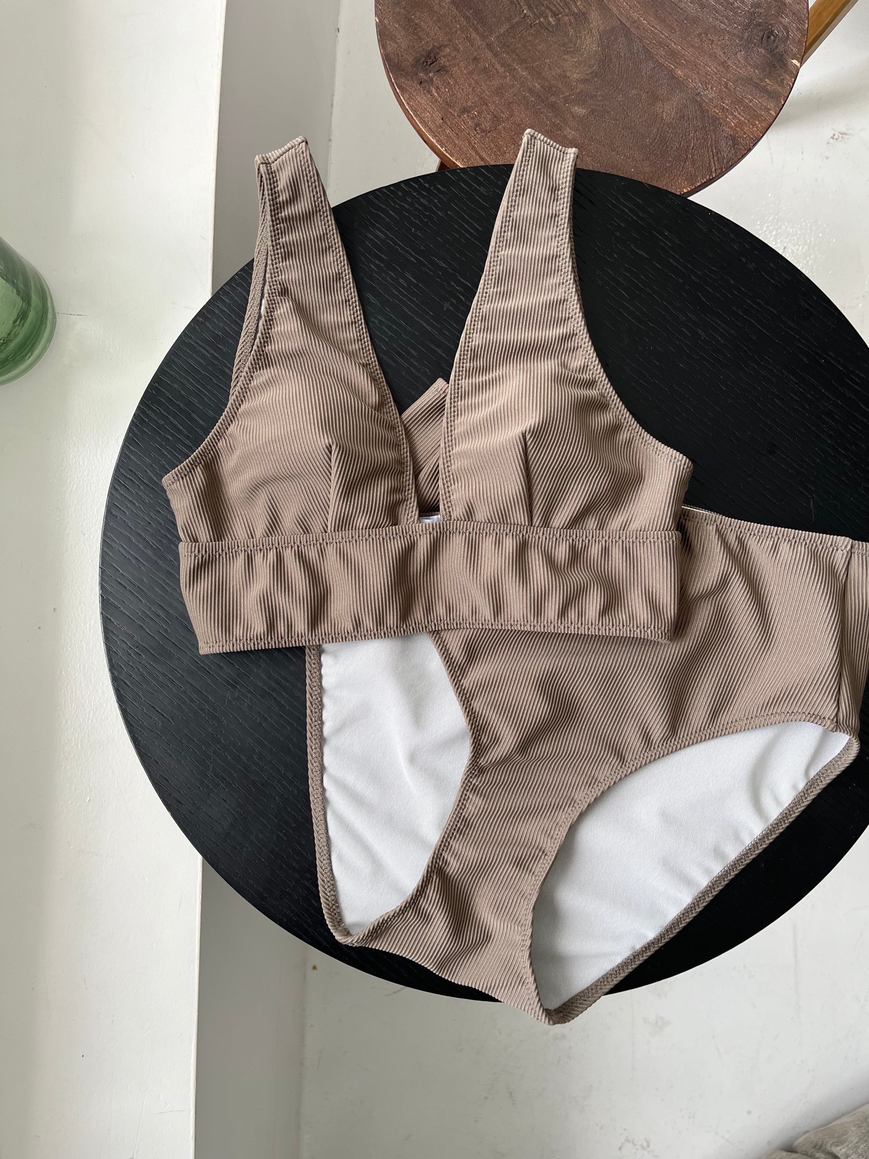 Swimwear Tops | khaki