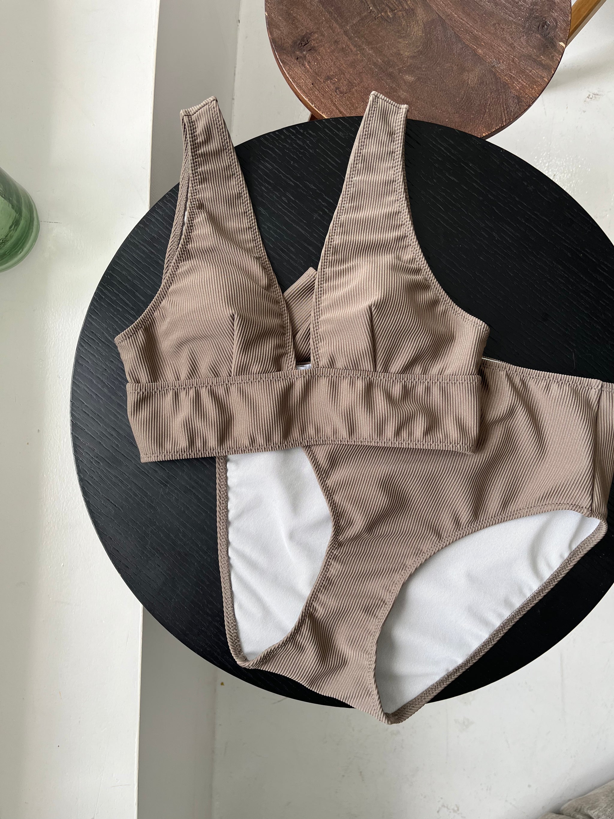 Swimwear Tops | khaki