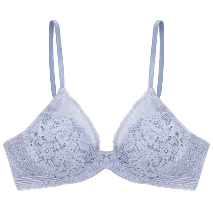 Violet 3/4 Cup Underwire Bra | Sand Blue