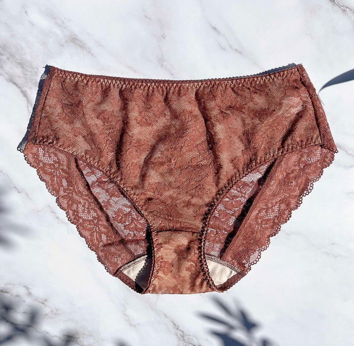 Viola High Waist Bikini | Brown