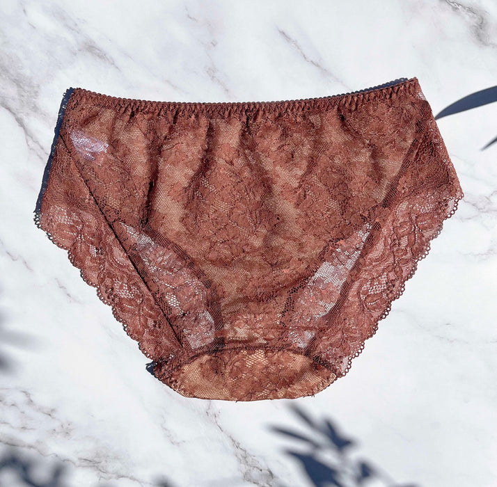 Viola High Waist Bikini | Brown