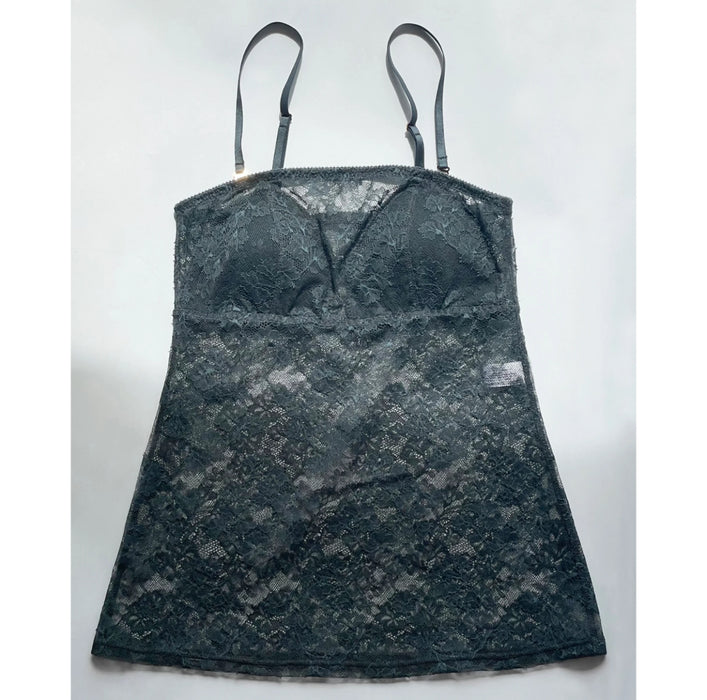 Viola Strapless Bra Camisole | Moss Green