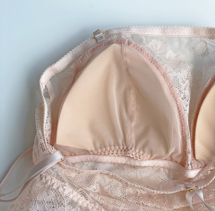 Viola Strapless Bra Camisole | Nude Pink