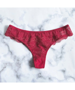 Polka Dot Thong | Berry